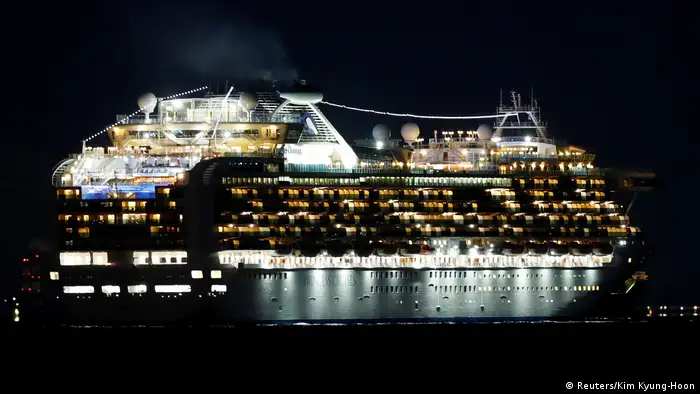 Kreuzfahrtschiff Diamond Princess im Yokohama Port (Reuters/Kim Kyung-Hoon)