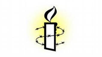 Kerze und Stacheldraht - Logo von Amnesty International (Grafik: AI)