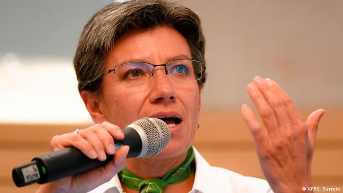 Kolumbien Bogotas Bürgermeisterin Claudia Lopez 