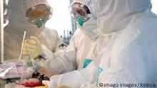  200205 -- NANYANG, Feb. 5, 2022 -- Researchers work at a laboratory of the disease prevention and control center in Nanyang, central China s Henan Province, Feb. 4, 2022. Since the outbreak of pneumonia caused by the novel coronavirus, the disease prevention and control center in Nanyang has taken on the task to carry out testing the coronavirus nucleic acid of the samples collected from local designated hospitals, conduct epidemic monitoring and statistical analysis. Photo by /Xinhua CHINA-HENAN-CORONAVIRUS-DISEASE CONTROL AND PREVENTION CENTER CN HaoxYuan PUBLICATIONxNOTxINxCHN