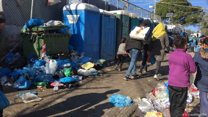 Refugee camp in Greece