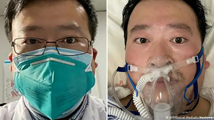 China Wuhan Augenarzt Li Wenliang gestorben