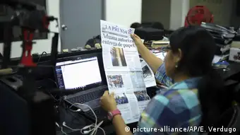 Nicaragua, Managua - Zeitung La Prensa