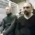 Колишні "беркутівці" Олександр Маринченко (ліворуч) та Сергій Тамтура (праворуч) під час судових слухань у грудні 2019 року
