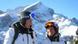 Die Sikilegenden Rosi Mittermaier und Christian Neureuther vor der Alpspitze in Garmisch-Partenkirchen Die Sikilegenden Rosi Mittermaier und Christian Neureuther vor der Alpspitze in Garmisch-Partenkirchen