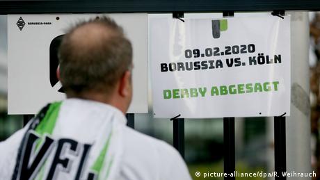Mönchengladbach: Sturmtief Sabine - Derby abgesagt (picture-alliance/dpa/R. Weihrauch)
