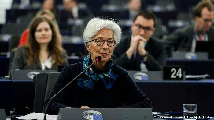 Europaparlament in Straßburg - Christine Lagarde
