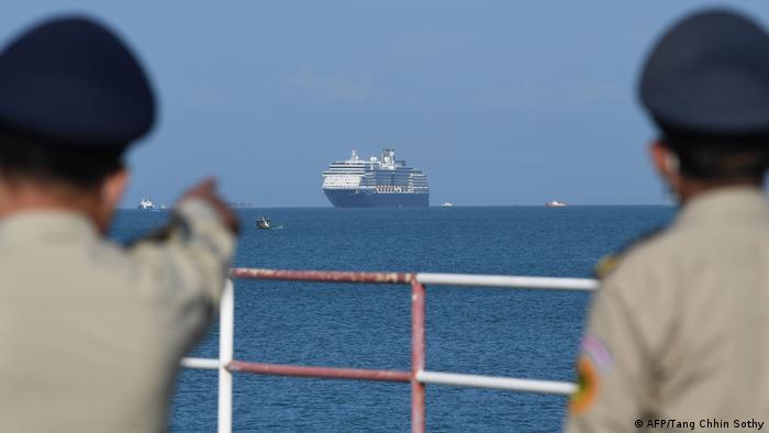 Kambodscha Kreuzfahrtschiff Westerdam eingetroffen