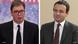 Bildkombo Präsident Serbien Vucic Ministerpräsident Kosovo Kurti Bildkombo Präsident Serbien Vucic Ministerpräsident Kosovo Kurti
