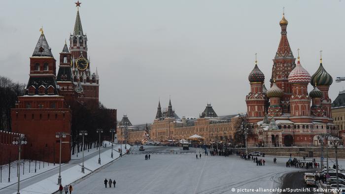 La Plaza Roja de Moscú en invierno