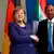 المستشارة الألمانية أنغيلا ميركل ورئيس الوزراء السوداني عبدالله حمدوك