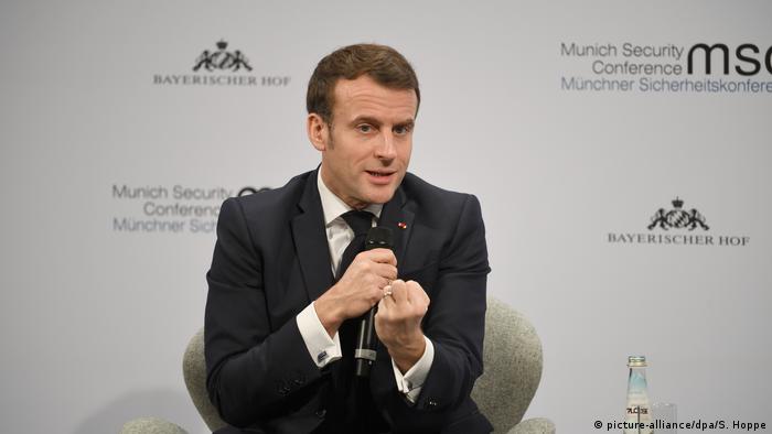Um seine Vorschläge für Europa geht es: der französische Staatspräsident Emmanuel Macron in München (Foto: picture-alliance/dpa/S. Hoppe)