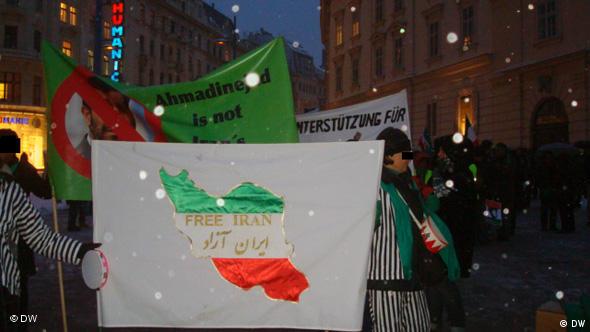 Flash-Galerie Wien Iran Demonstration