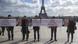 Demonstrators in Paris call for Iran to release hostages Fariba Adelkhah and Roland Marchal (picture-alliance/AP Photo/M. Euler Demonstrators in Paris call for Iran to release hostages Fariba Adelkhah and Roland Marchal (picture-alliance/AP Photo/M. Euler