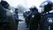 Protesters confront police who were protecting the evacuees Protesters confront police who were protecting the evacuees
