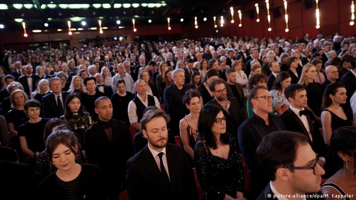 Минута молчания во время открытия кинофестиваля Берлинале