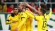 نجوم دورتموند ويظهر في الصورة هالاند وبجواره حكيمي نجوم دورتموند ويظهر في الصورة هالاند وبجواره حكيمي
