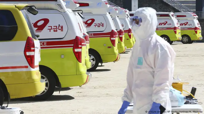 Südkorea Daegu Moon Jae-in verhängt höchste Alarmstufe wegen Coronavirus