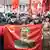 Сторонники КПРФ на марше в Москве 23 февраля 2020 года