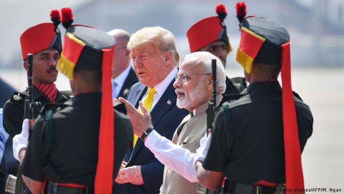 Indien | Donald Trump auf Staatsbesuch in Indien (Getty Images/AFP/M. Ngan)