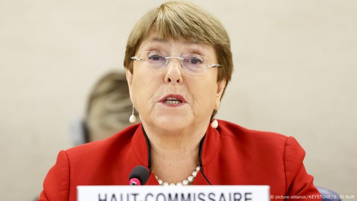 Die UN-Hochkommissarin für Menschenrechte, Michelle Bachelet: Konfliktparteien müssen stabiles Friedensabkommen erzielen Die UN-Hochkommissarin für Menschenrechte, Michelle Bachelet: Konfliktparteien müssen stabiles Friedensabkommen erzielen