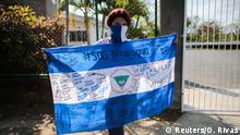 Protesta en Nicaragua contra el gobierno de Daniel Ortega. (25.02.2020). En los últimos diez años, We Effect ha aportado 5,5 millones de euros en proyectos de cooperación y desarrollo con organizaciones locales en Nicaragua.