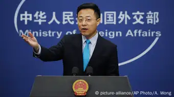China Peking Neuer Außenministeriumssprecher Zhao Lijian