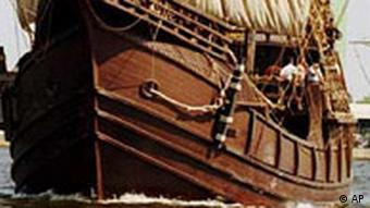 Holländisches Segelschiff aus dem 15. Jahrhundert