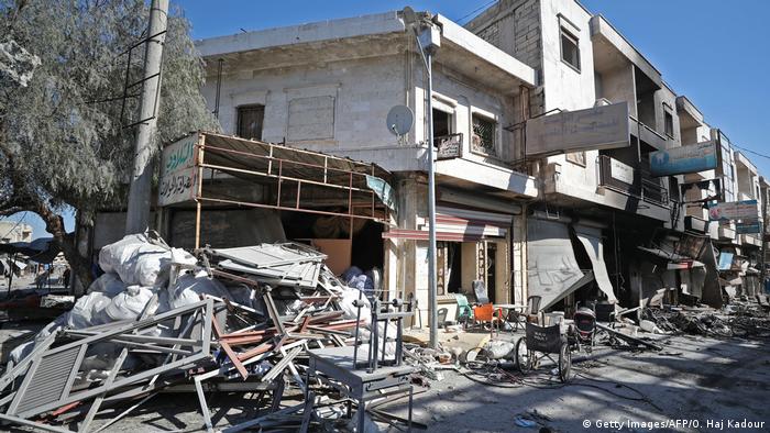 İdlib'de savaşın izleri