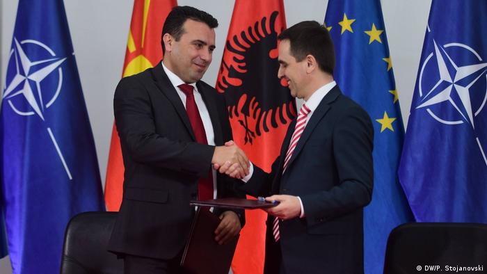 Wahl Koalition in Nord Mazedonien | Zoran Zaev und Bilal Kasami