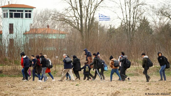 Türkei Pazarkule Flüchtlinge an der Grenze zu Griechenland