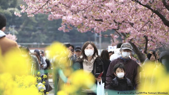 Coronavirus in Japan Kawazu Kirschblüte