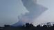 A large column of smoke above Mount Merapi A large column of smoke above Mount Merapi