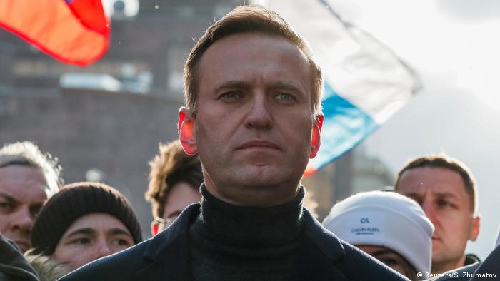 Алексей Навальный на демонстрации