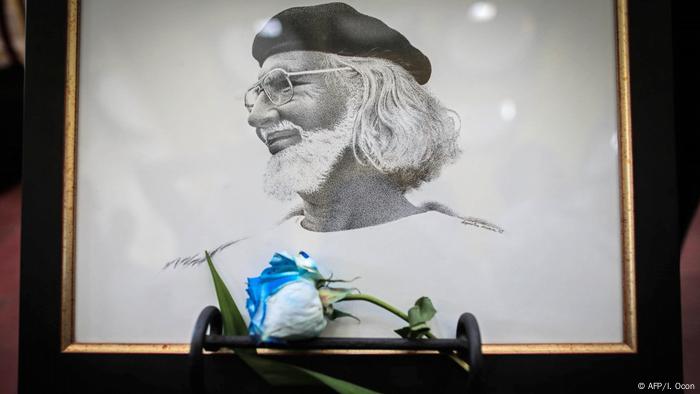 Entierro del poeta y activista por los derechos humanos Ernesto Cardenal en Managua.