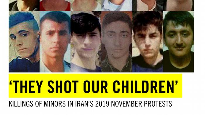 Cover Amnesty International They shot our children