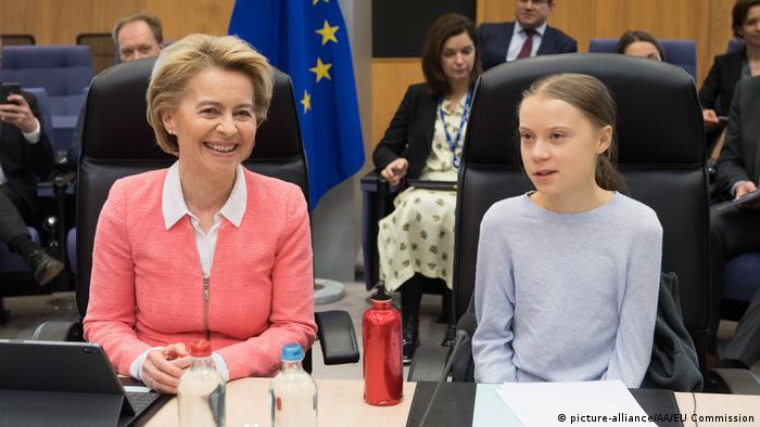 Brüssel | EU-Kommission: Ursula von der Leyen neben Greta Thunberg 