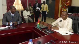 Guinea-Bissau Bissau Kabinettsitzung mit Präsident Umaro Sissoco Embaló