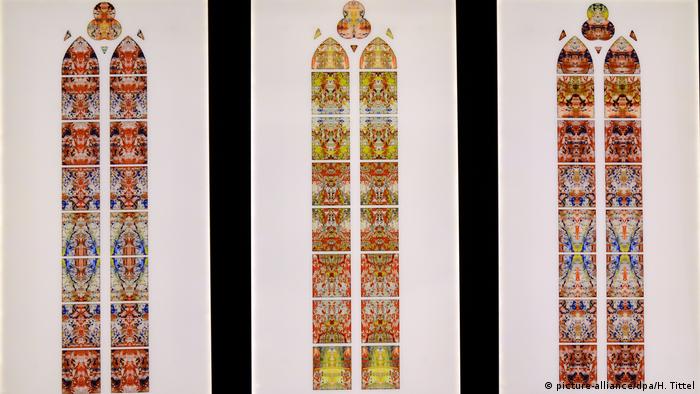 Эскизы Герхарда Рихтера для алтарных окон в Толае