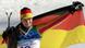 Maria Riesch mit Deutschlandfahne nach ihrem Olympiasieg. Foto: AP Maria Riesch mit Deutschlandfahne nach ihrem Olympiasieg. Foto: AP