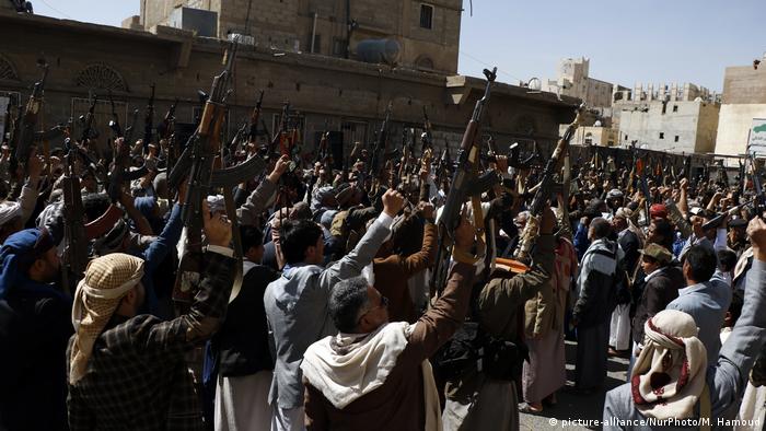 Jemen Versammlung Huthi Rebellen