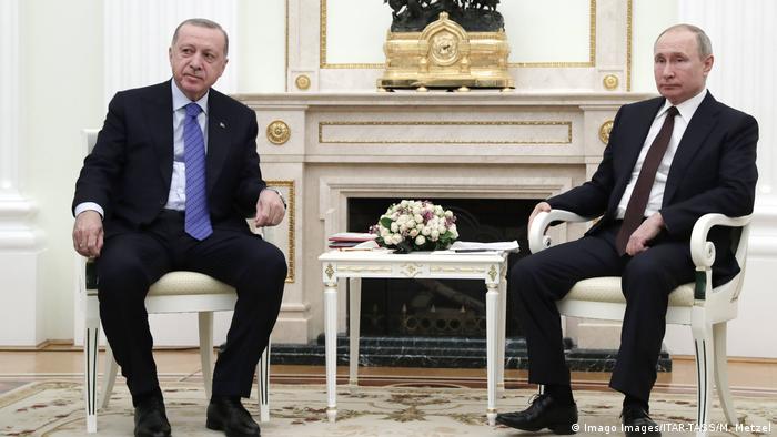 Эрдоган и Путин в Москве, 5 марта 2020