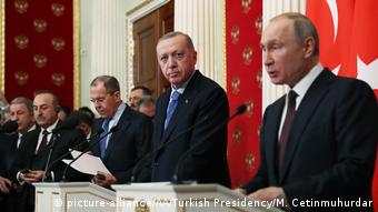 Πούτιν και Ερντογάν συμφώνησαν εκεχειρία για το Ιντλίμπ στη Μόσχα