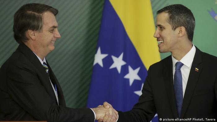 Jair Bolsonaro and Juan Guaido