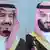 Saudi Arabien Wandbild König Salman bin Abdulaziz  Prinz Mohammed bin Salman
