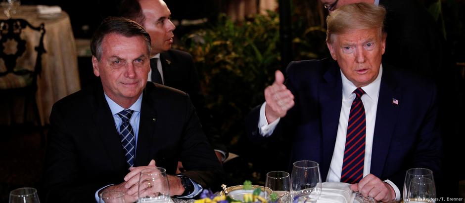 Donald Trump e Jair Bolsonaro: ultradireitistas foram derrotados em suas tentativas de reeleição 