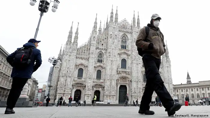 Coronavirus in Italien Mailand Dom-Platz (Reuters/G. Mangiapane)