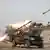 Syrien Raketenwerfer bei Mizanaz