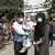 Bangladesch Coronavirus Sicherheitsvorkehrungen in Dhaka