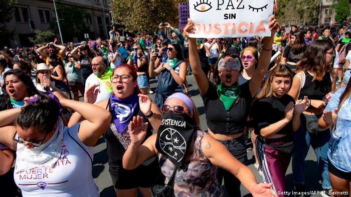 Chile Santiago | Nationalstreik der Frauen